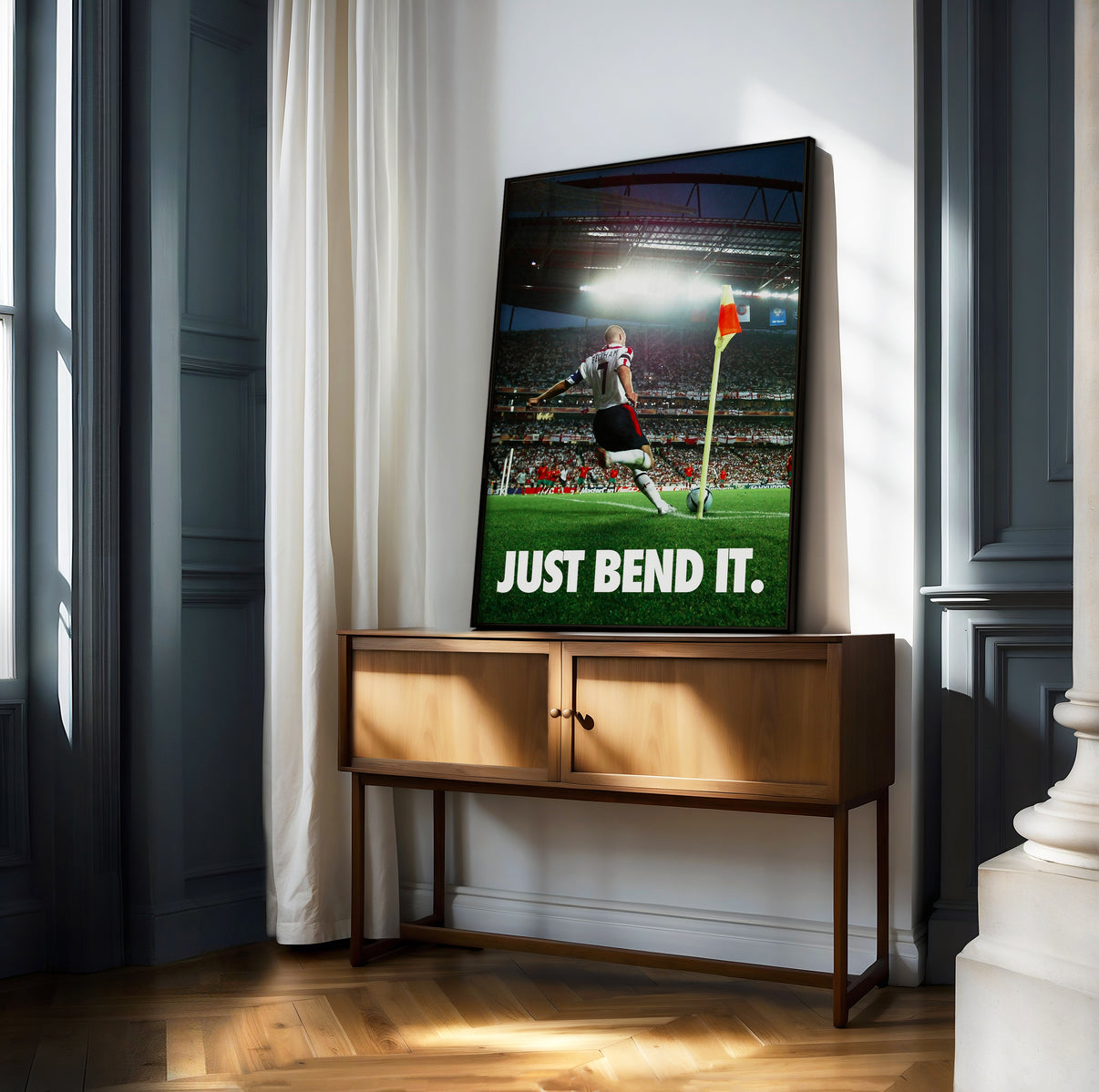 David Beckham "Just Bend It" Poster