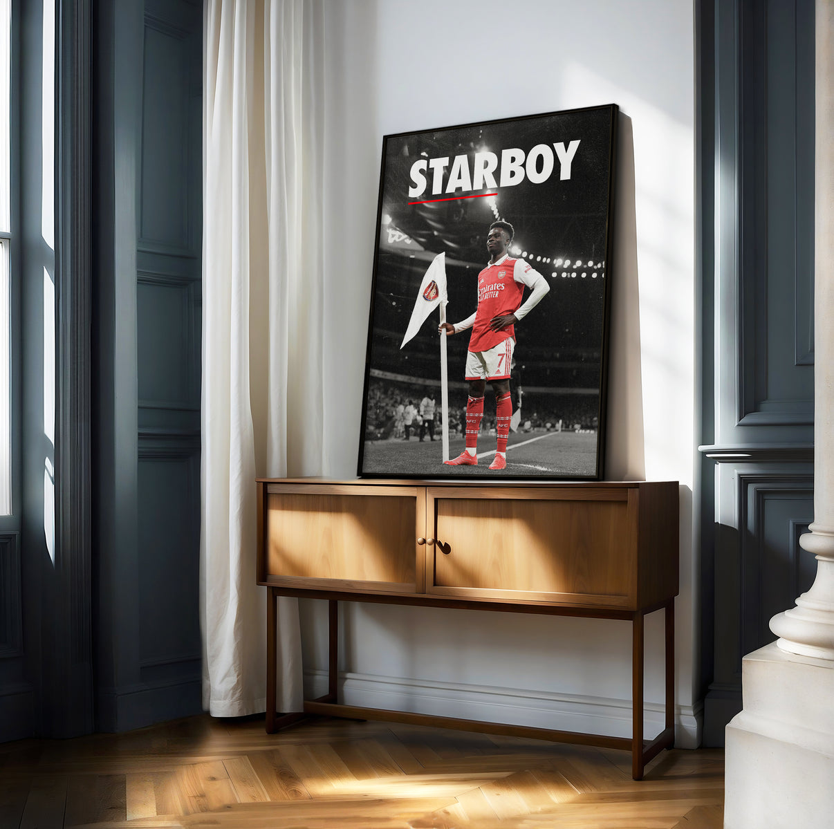 Bukayo Saka "Starboy" Poster