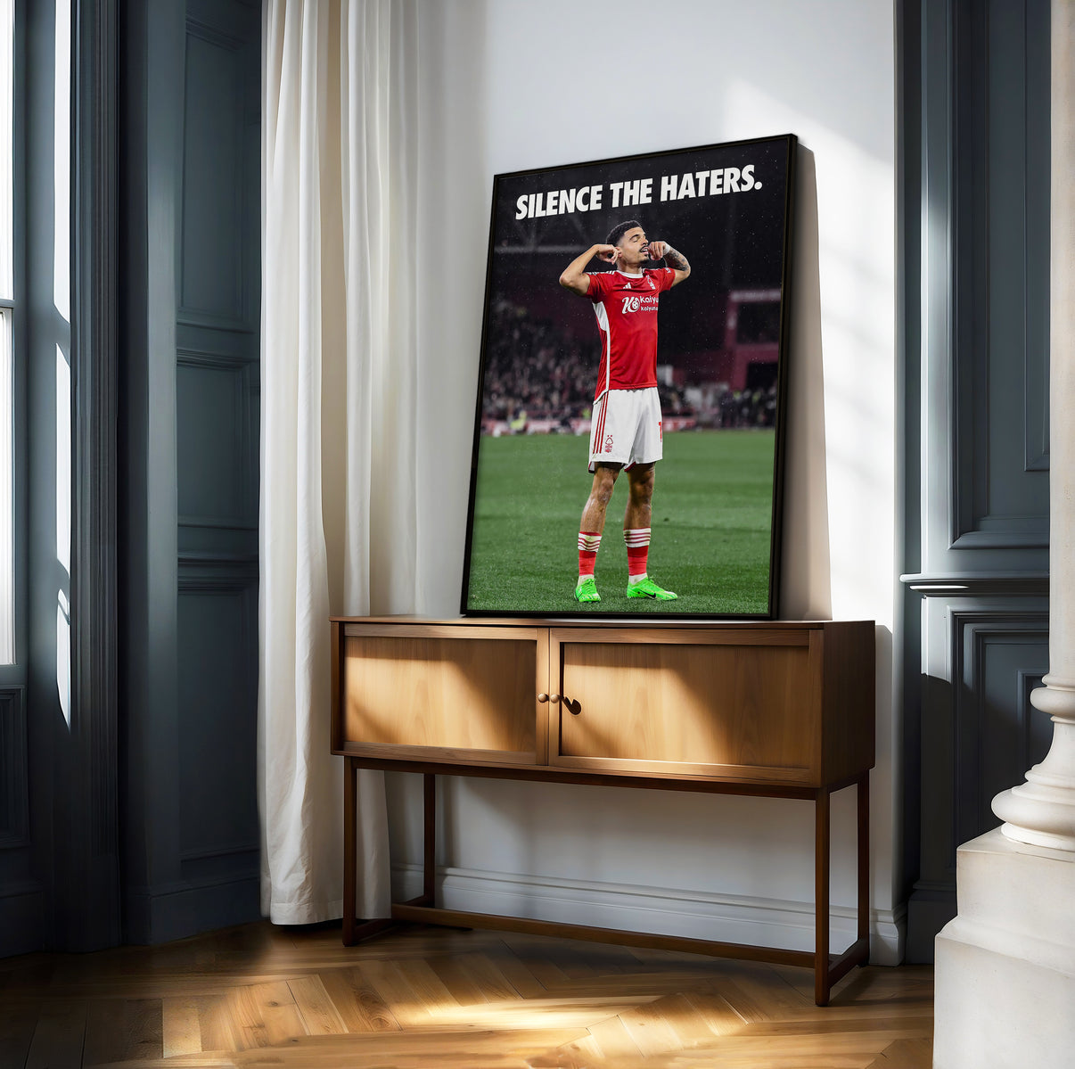 Morgan Gibbs White Poster