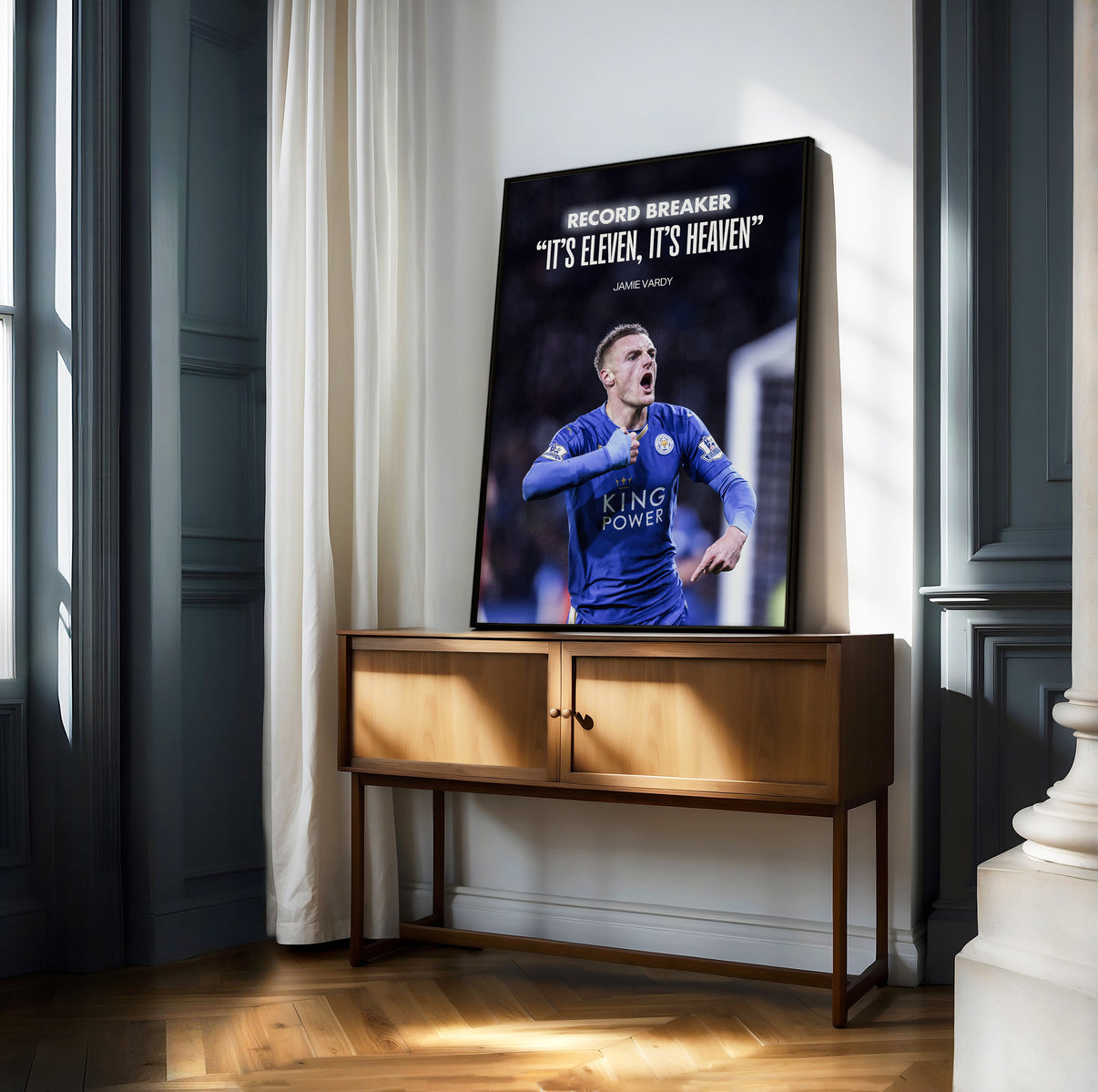 Jamie Vardy "Record Breaker" Poster