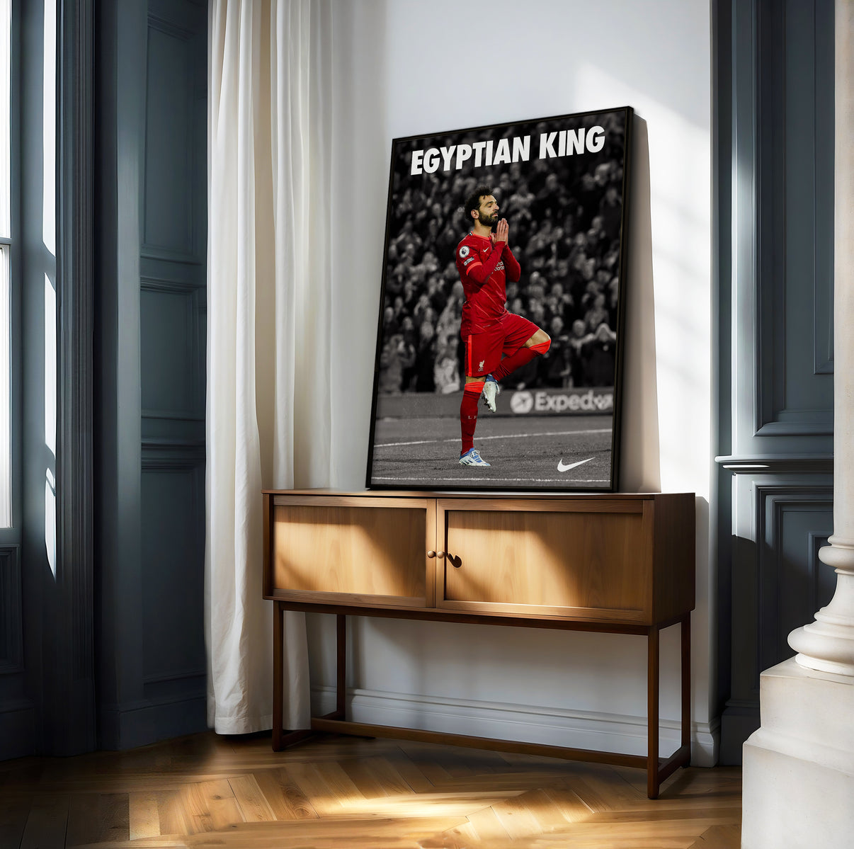 Mohamed Salah "The Egyptian King" Poster