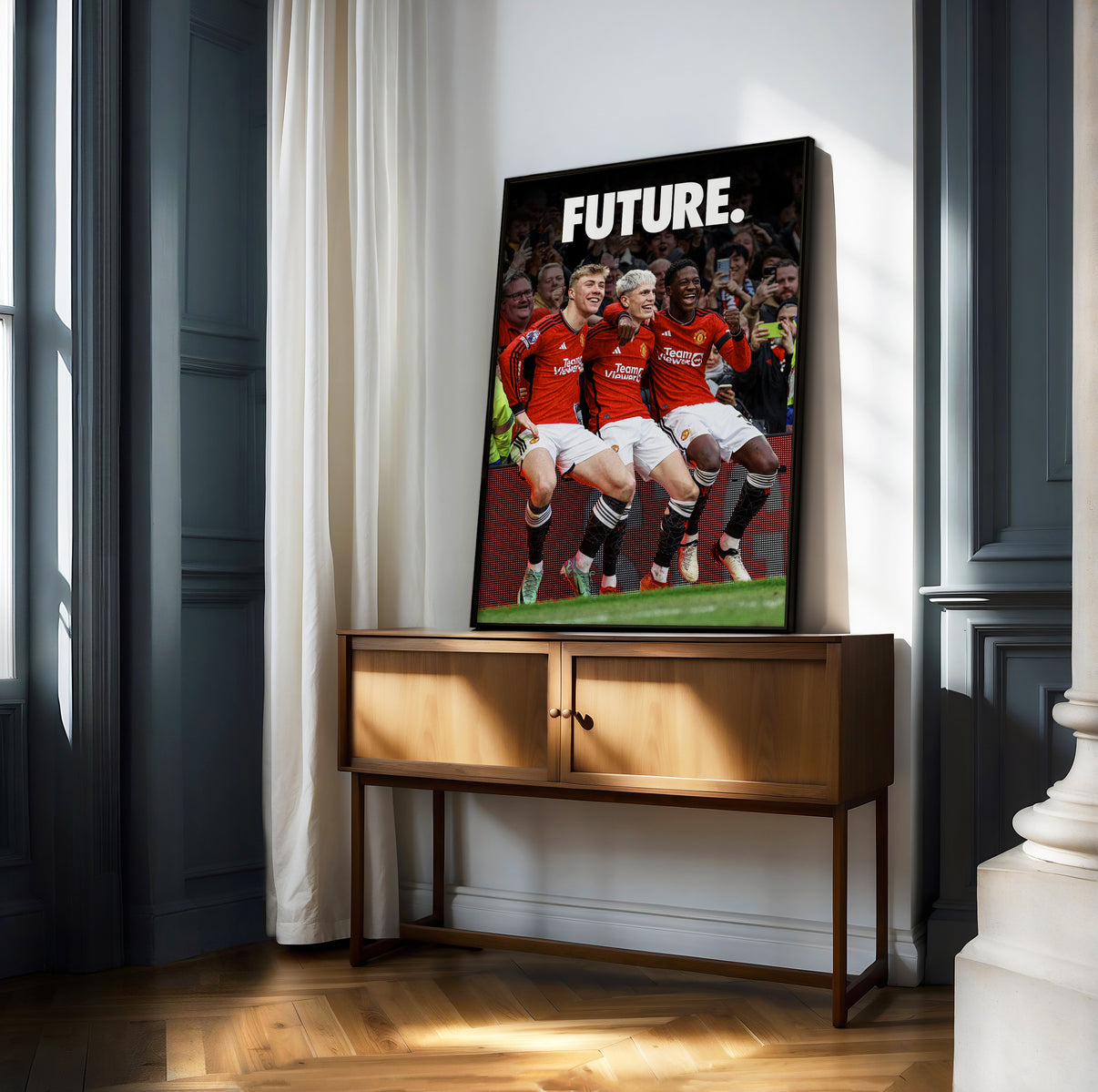 Garnacho, Hoijlund, Amad Diallo & Mainoo Poster
