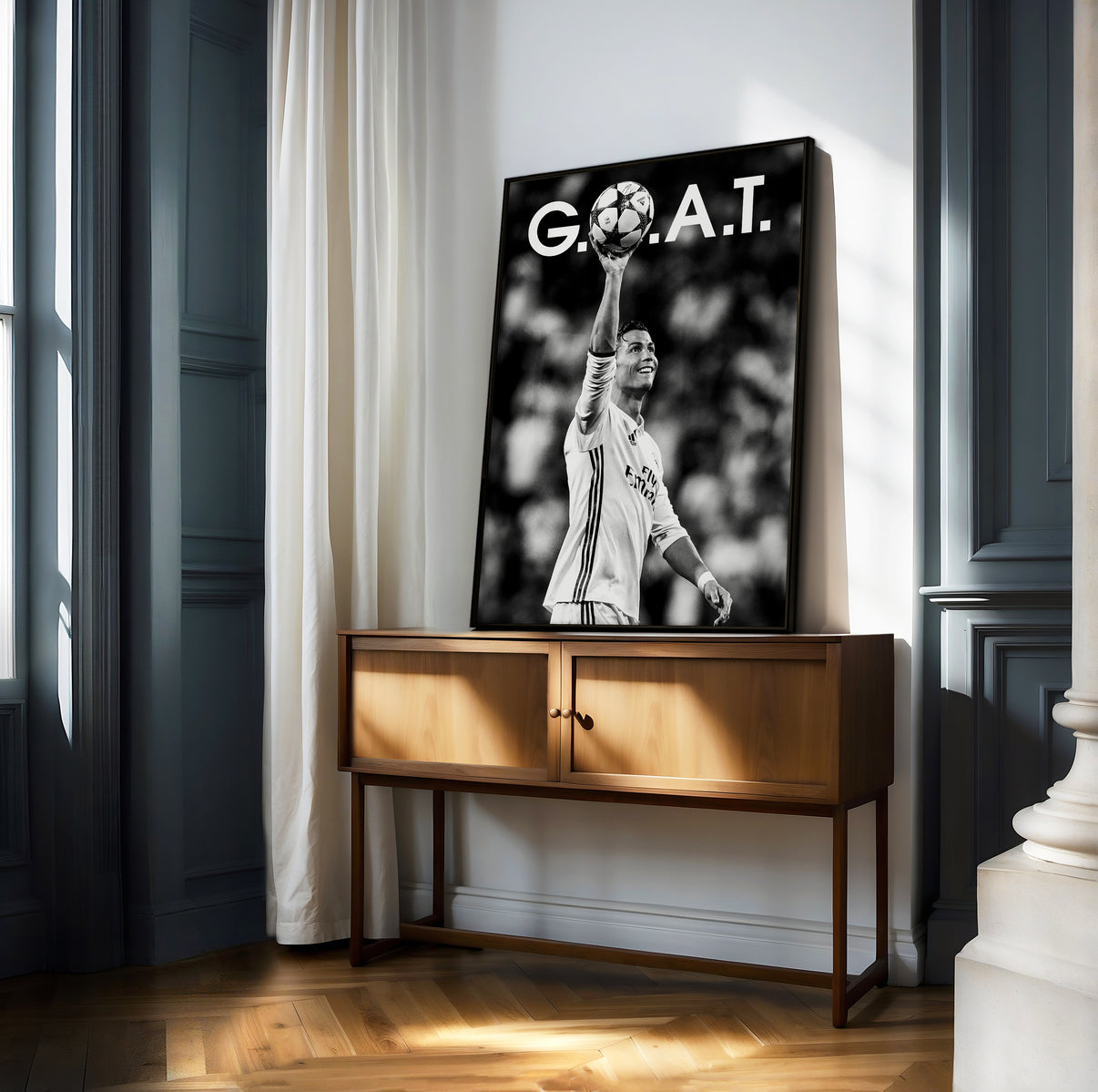 Cristiano Ronaldo "GOAT" Poster