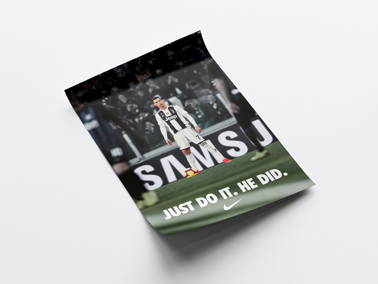 Cristiano Ronaldo Juventus Poster