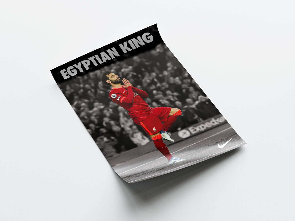 Mohamed Salah "The Egyptian King" Poster