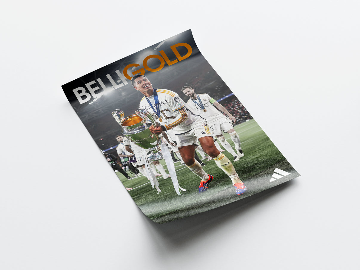 Jude Bellingham "BelliGold" Poster