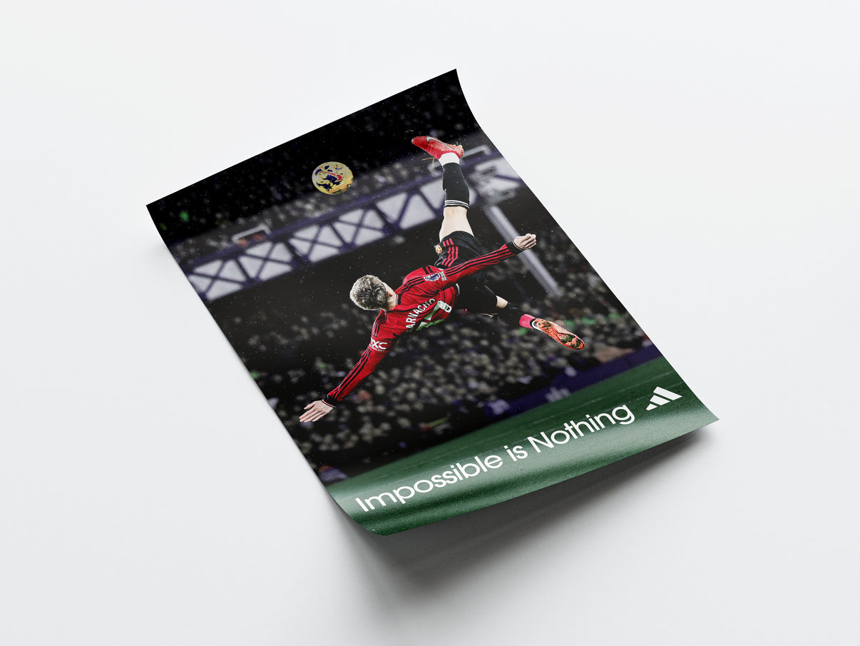 Alejandro Garnacho "Bicycle Kick" Poster