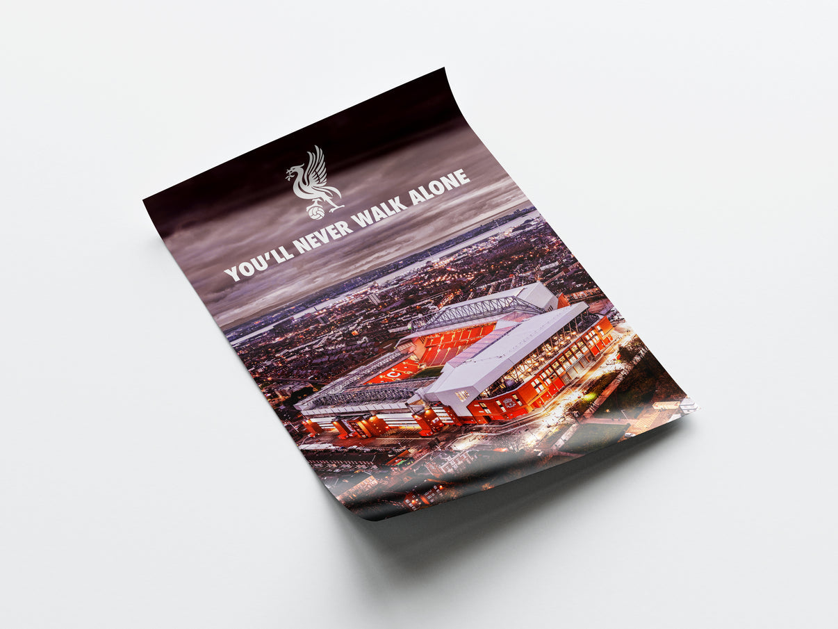 Liverpool "YNWA" Anfield Poster