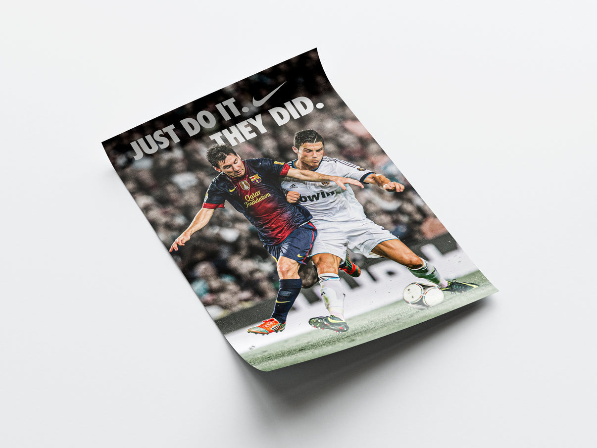 Messi & Ronaldo Poster