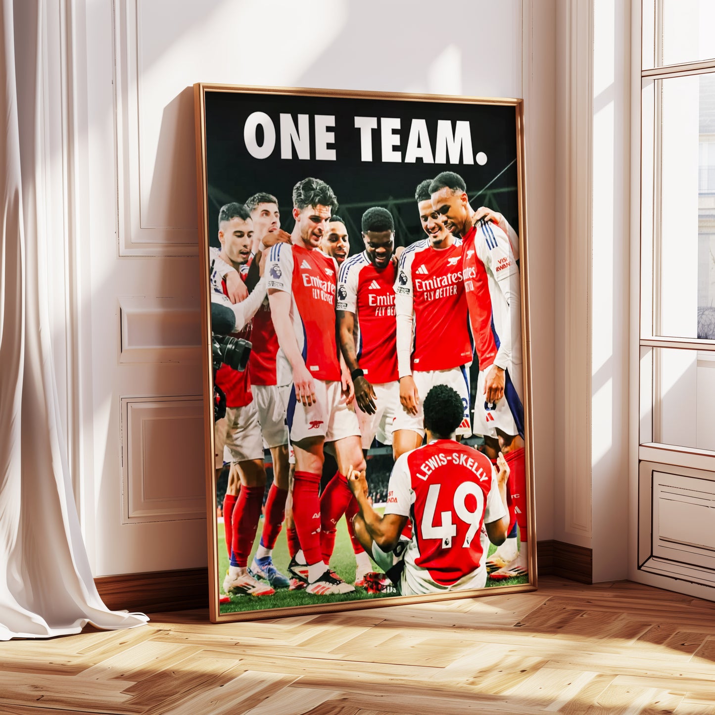 Arsenal "One Team" Poster