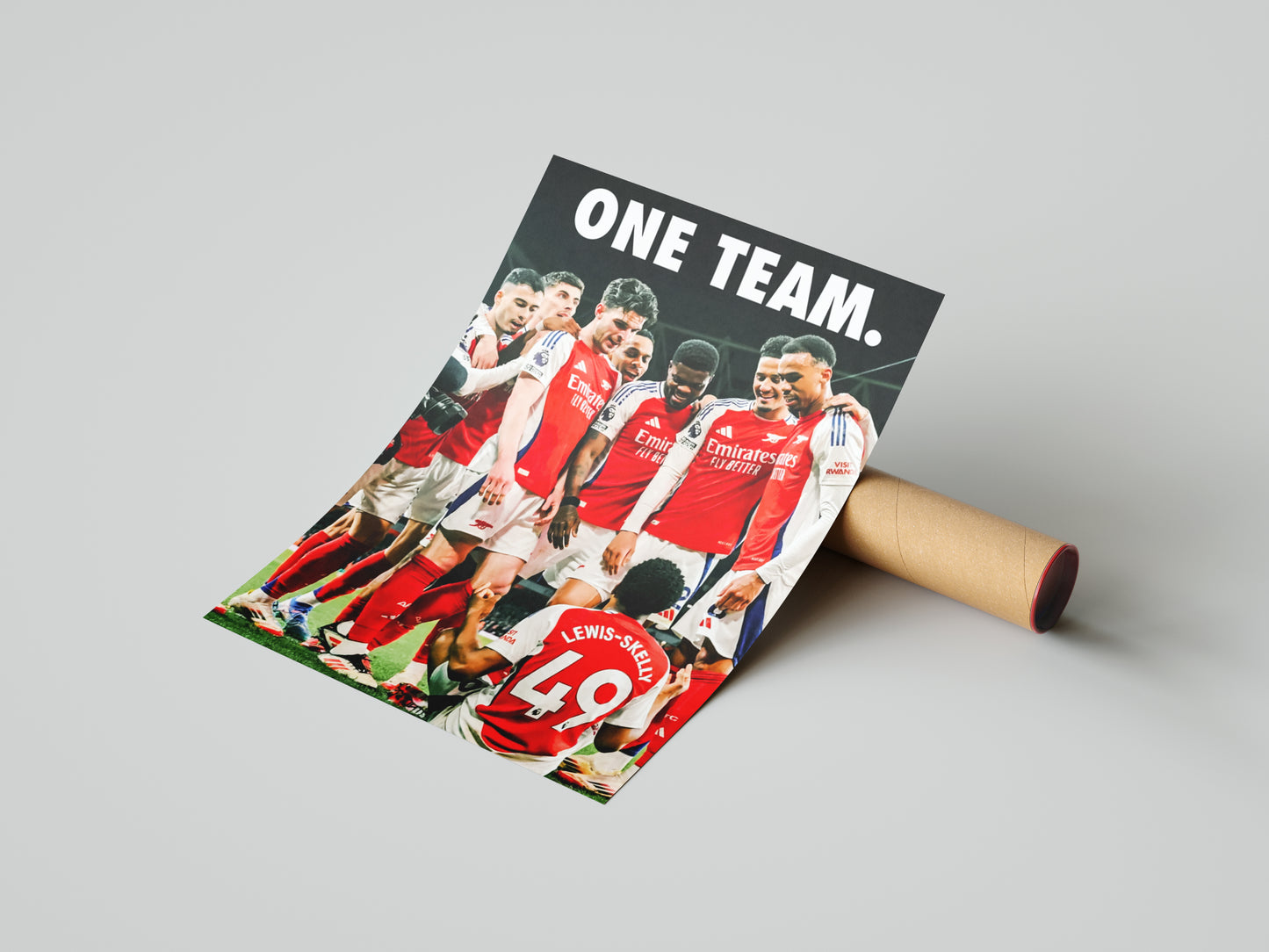 Arsenal "One Team" Poster