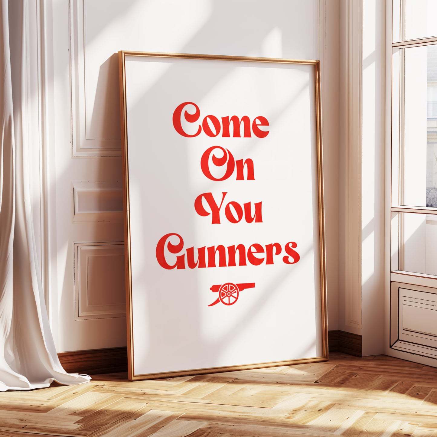 Arsenal "Come On You Gunners" Poster