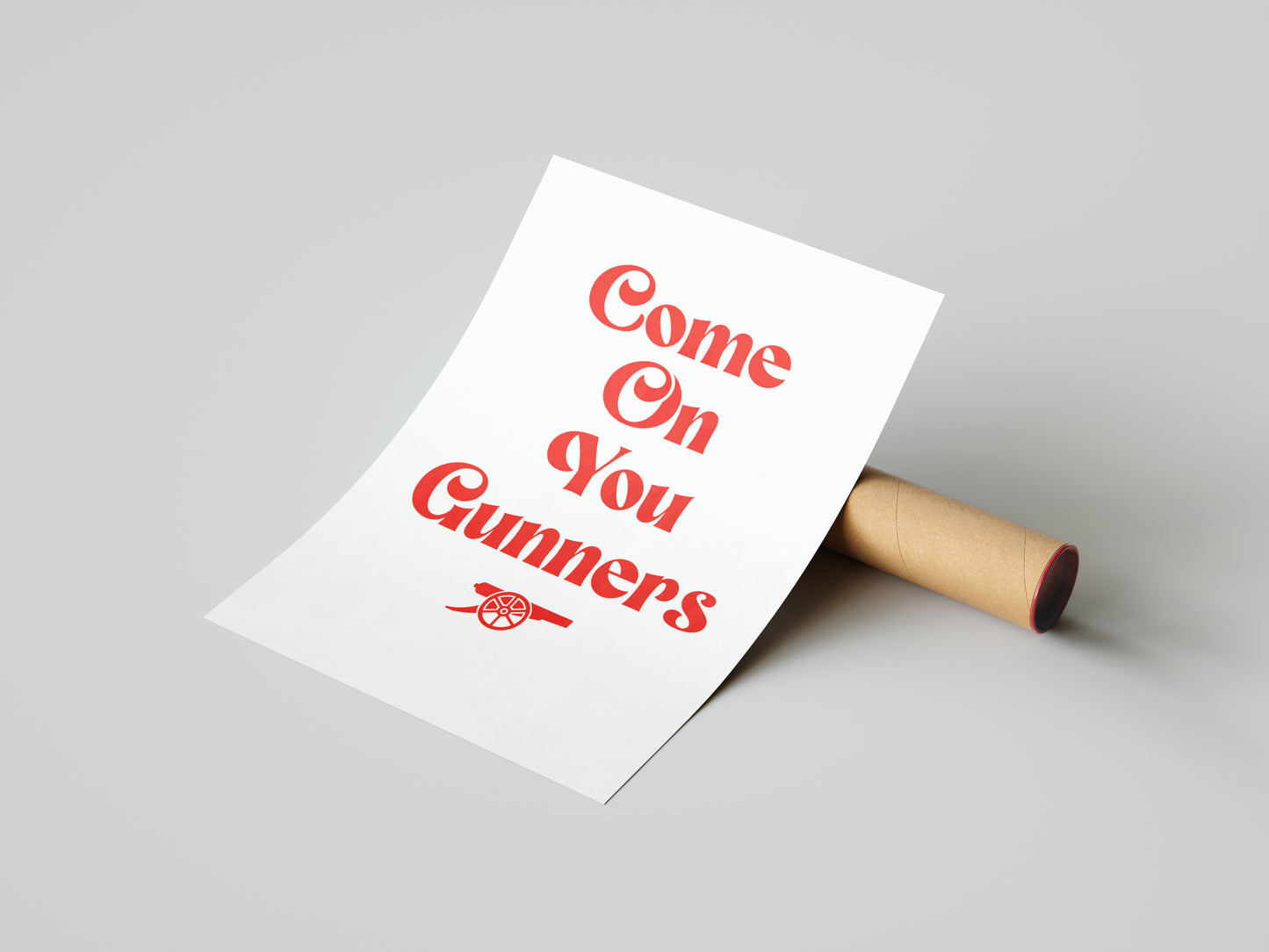 Arsenal "Come On You Gunners" Poster