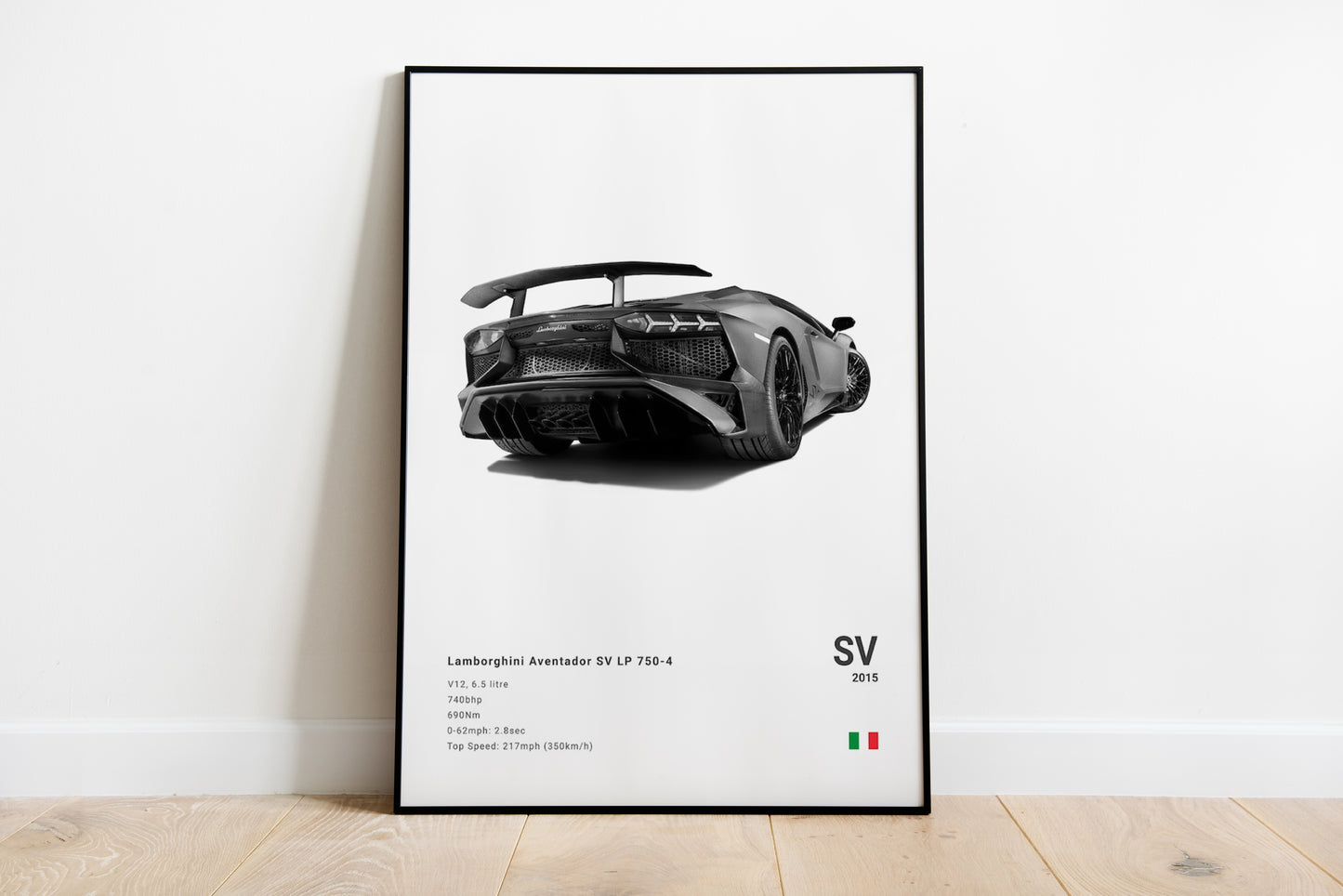 Lamborghini Aventador SV Poster Print