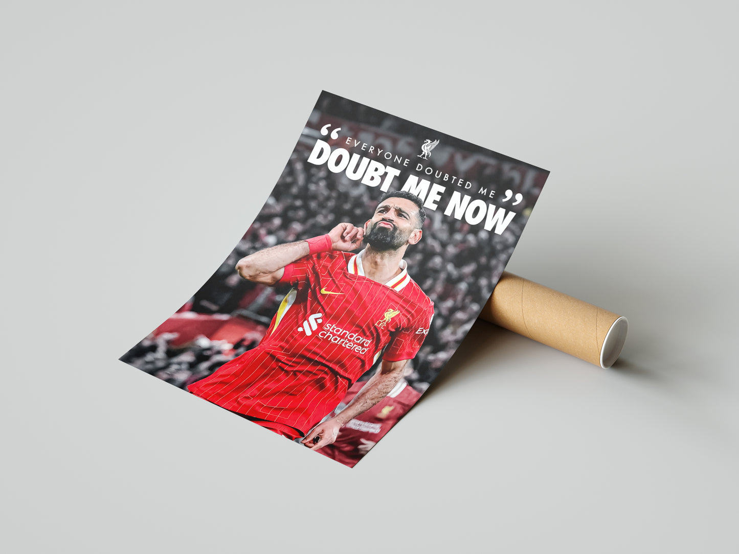 Mohamed Salah "Doubt Me Now" Poster