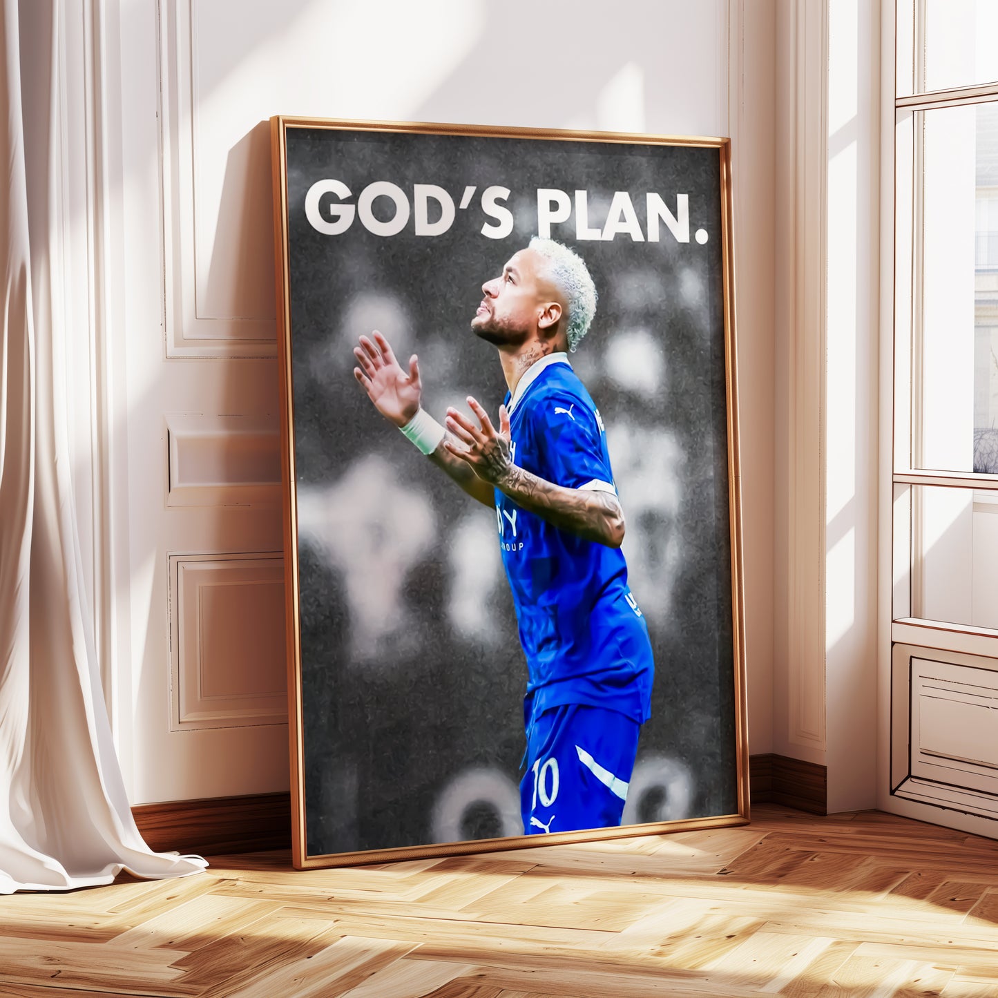 Neymar "God's Plan" Poster