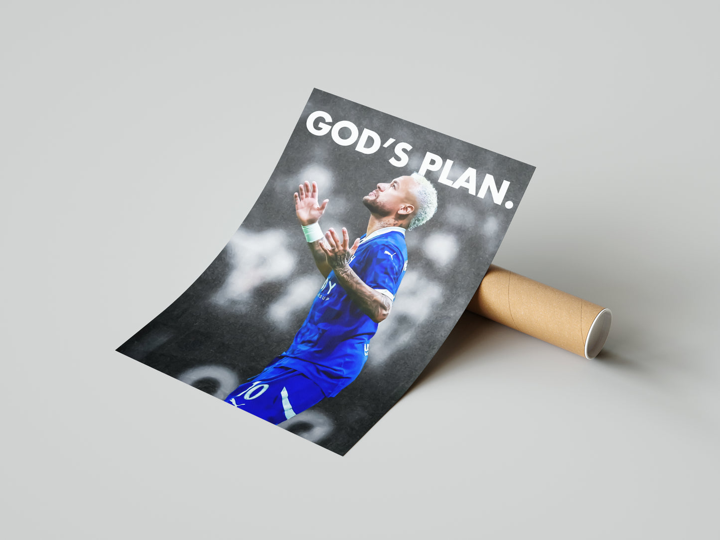 Neymar "God's Plan" Poster