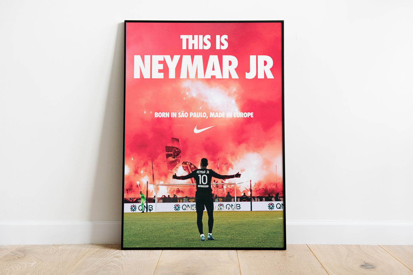 Neymar "Made In Europe" Poster Print