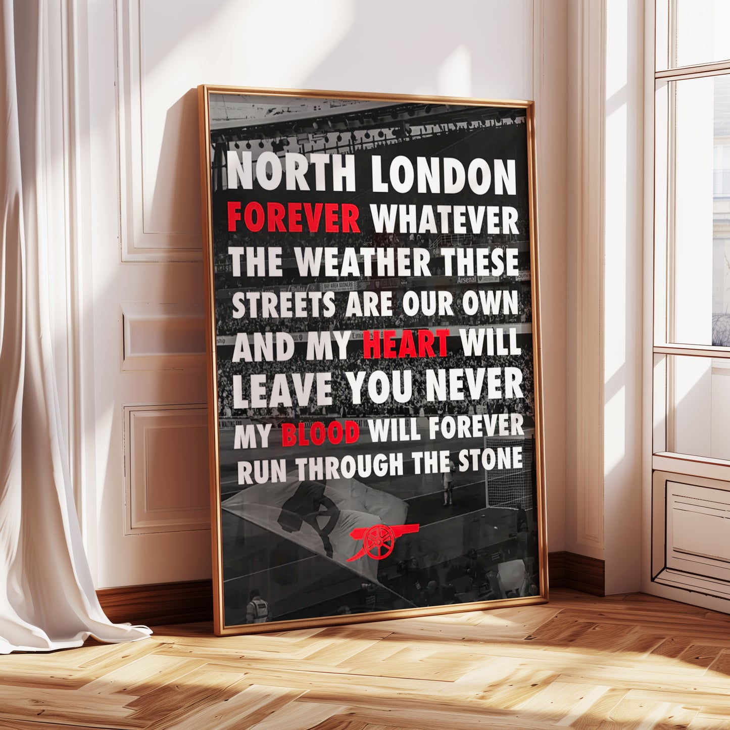Arsenal "North London Forever" Poster