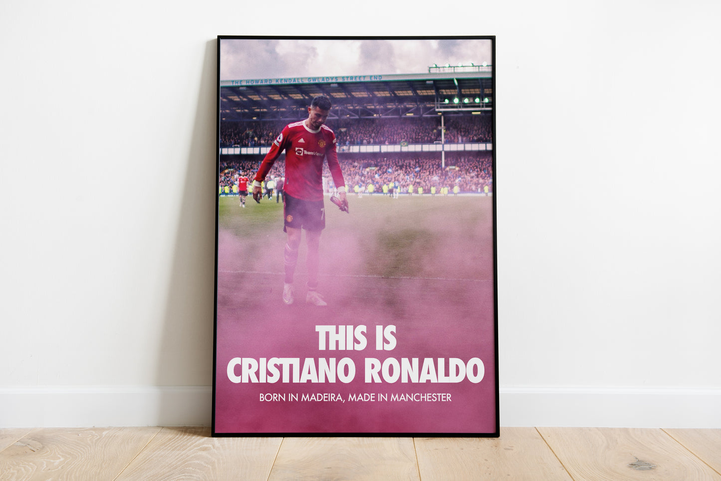 Cristiano Ronaldo "Made In Manchester" Poster Print