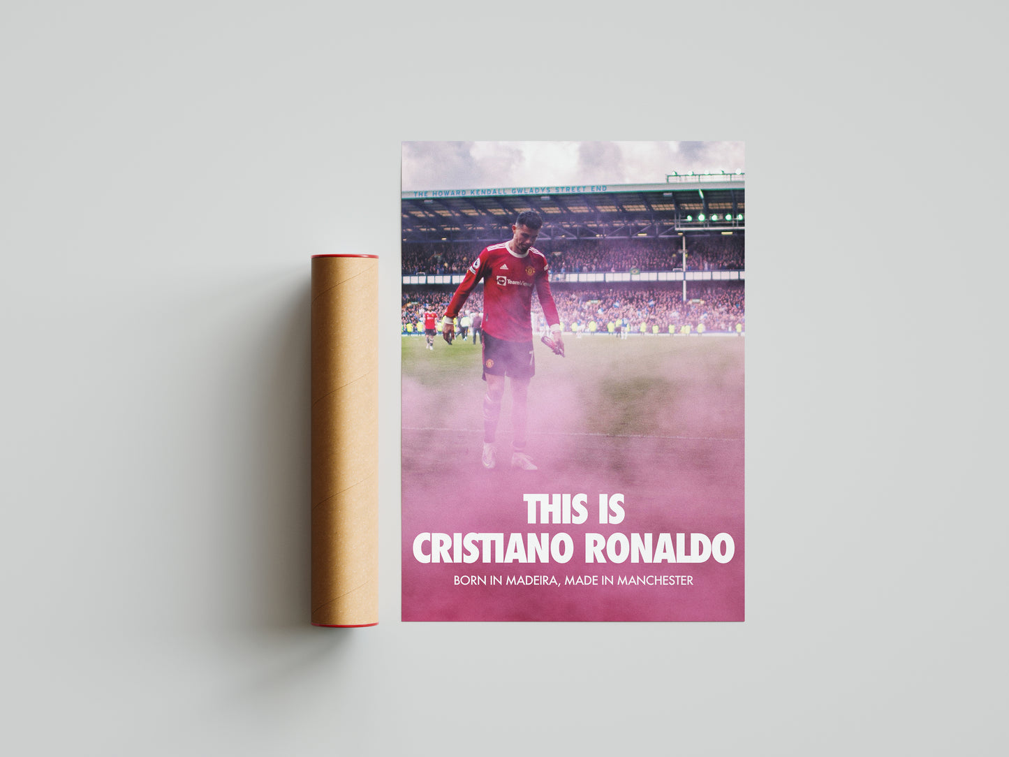 Cristiano Ronaldo "Made In Manchester" Poster Print