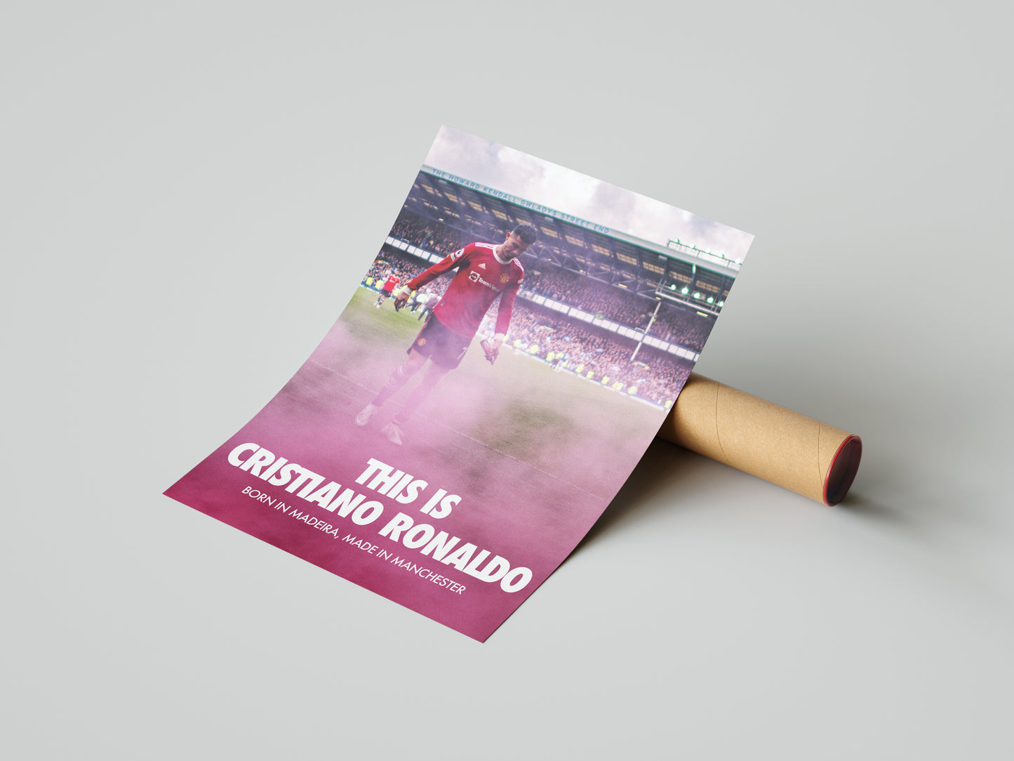 Cristiano Ronaldo "Made In Manchester" Poster Print