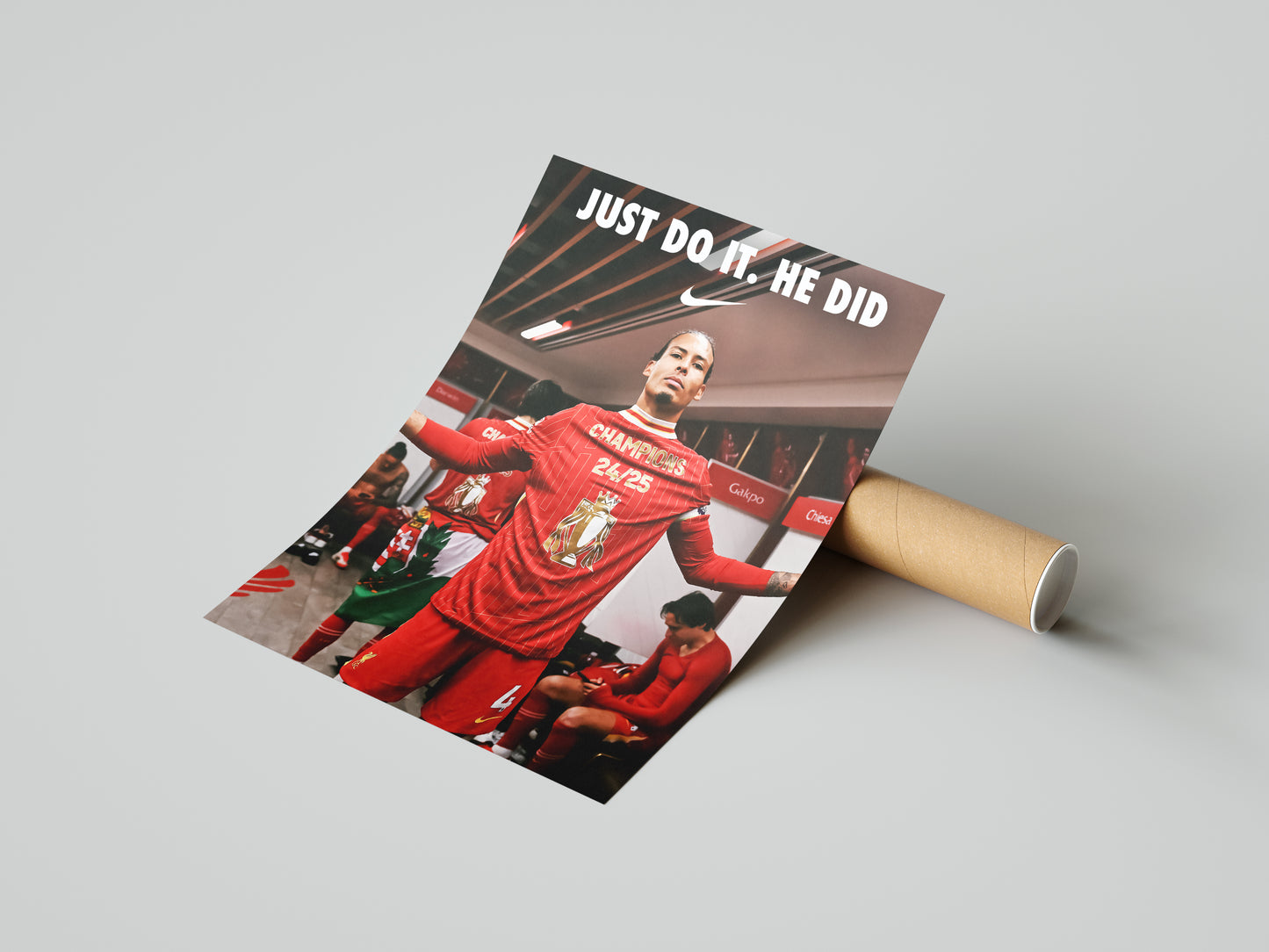Virgil Van Dijk "Just Do It" Poster