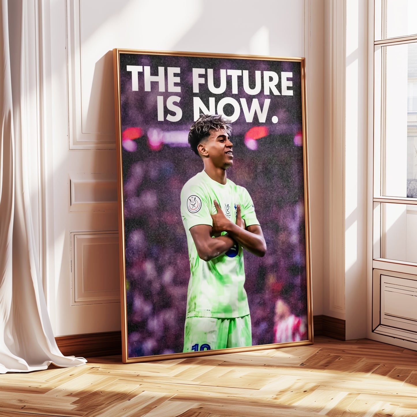 Lamine Yamal "The Future Is Now" Poster