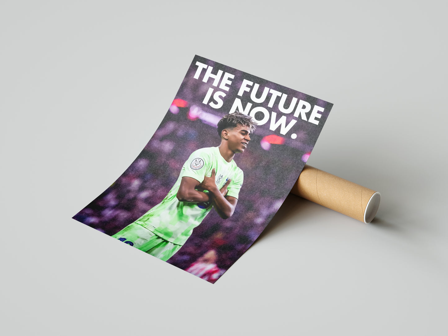 Lamine Yamal "The Future Is Now" Poster