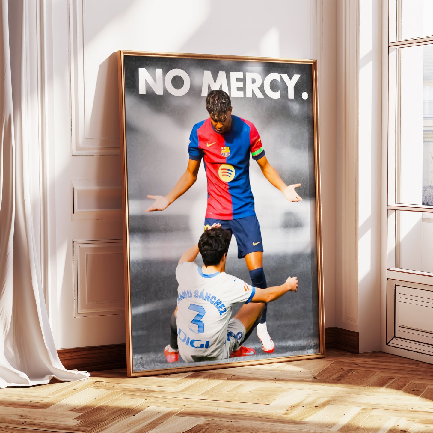 Lamine Yamal "No Mercy" Poster