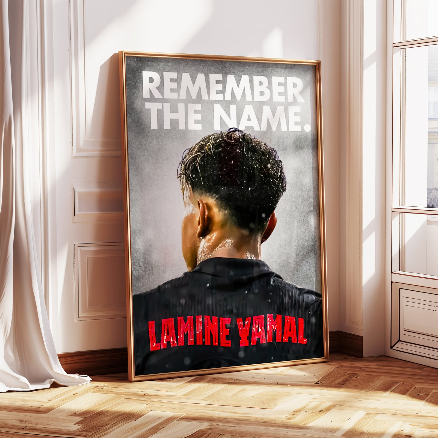 Lamine Yamal "Remember The Name" Poster