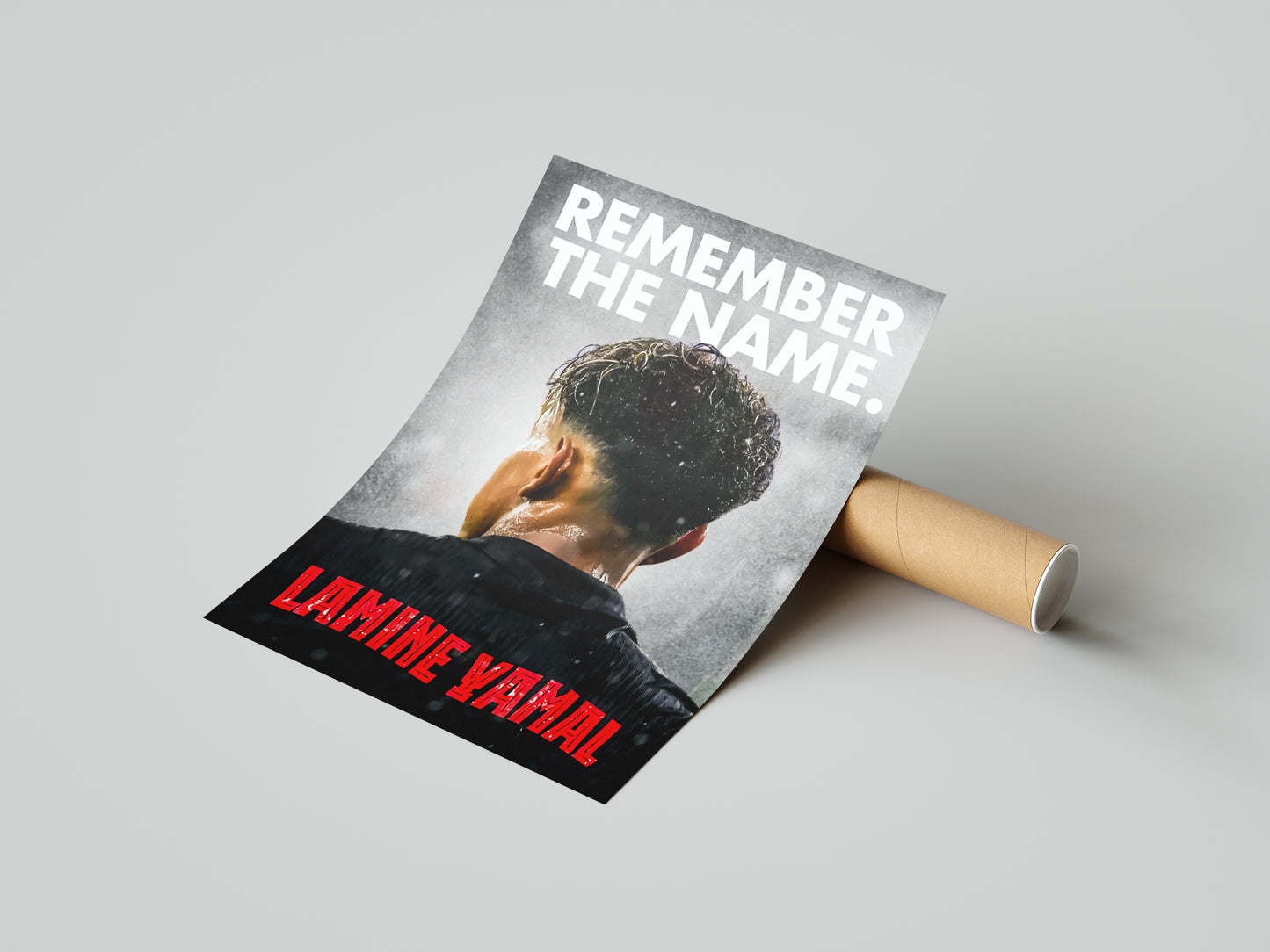 Lamine Yamal "Remember The Name" Poster