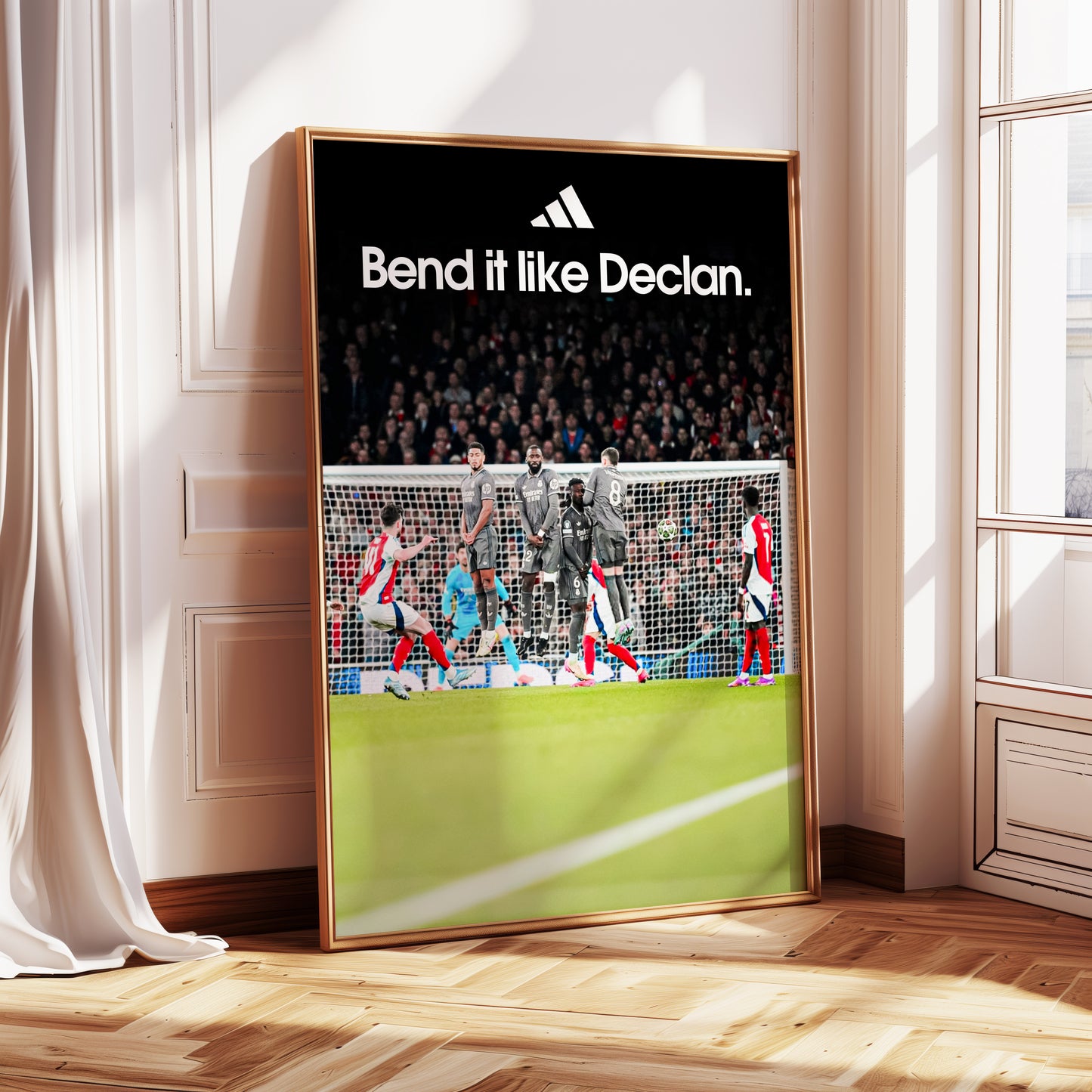 Declan Rice "Bend It Like Declan" Poster