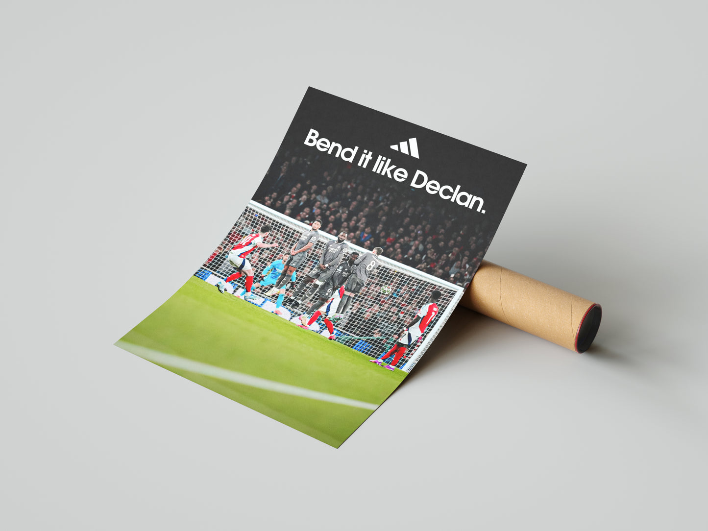 Declan Rice "Bend It Like Declan" Poster
