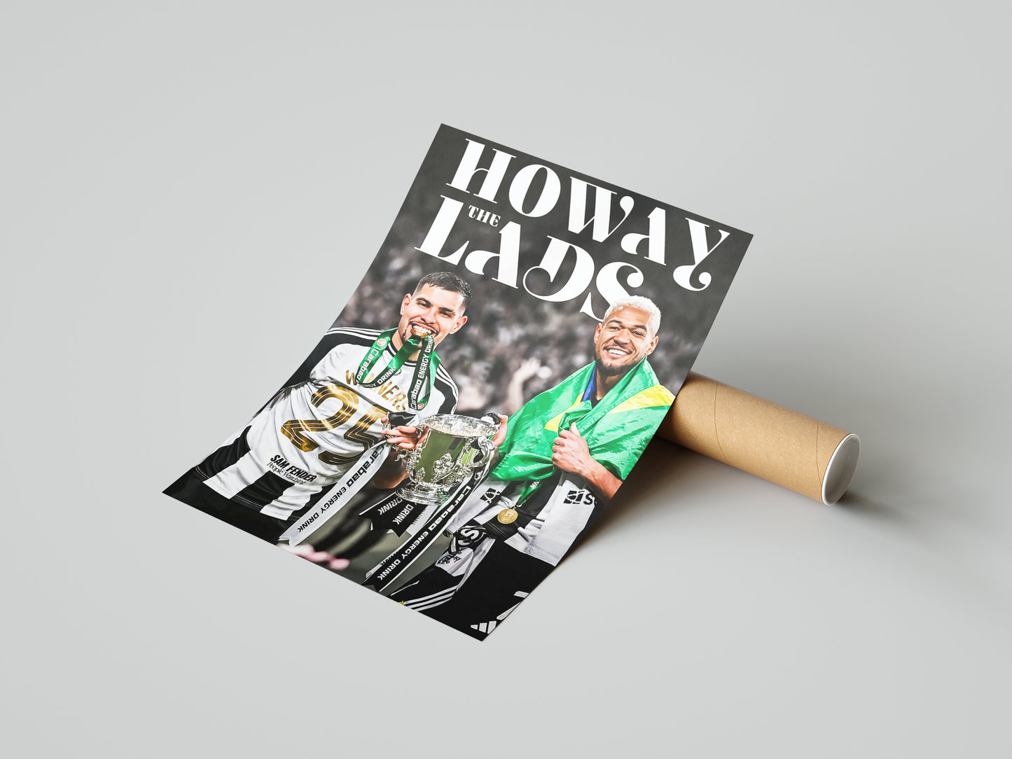 Bruno Guimaraes & Joelinton "Howay the Lads" Poster