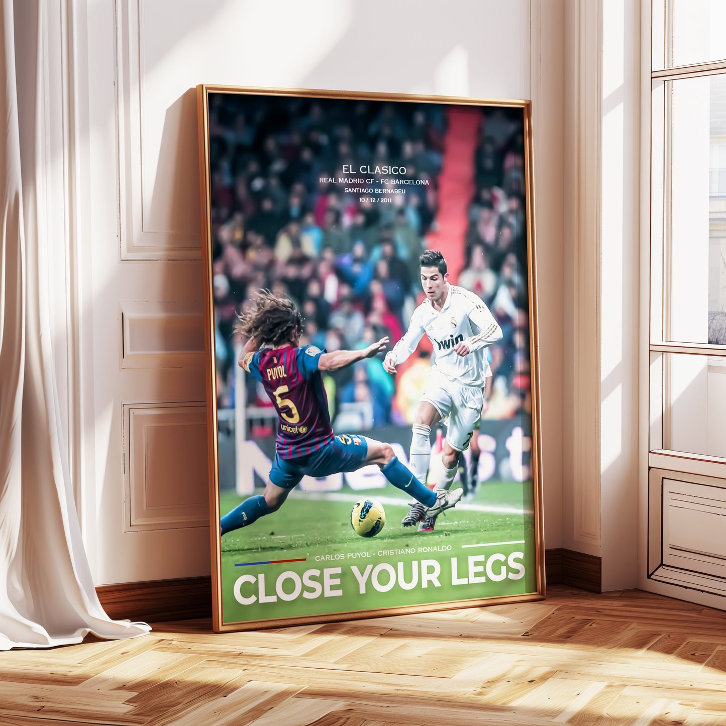 Cristiano Ronaldo "Close Your Legs" Poster