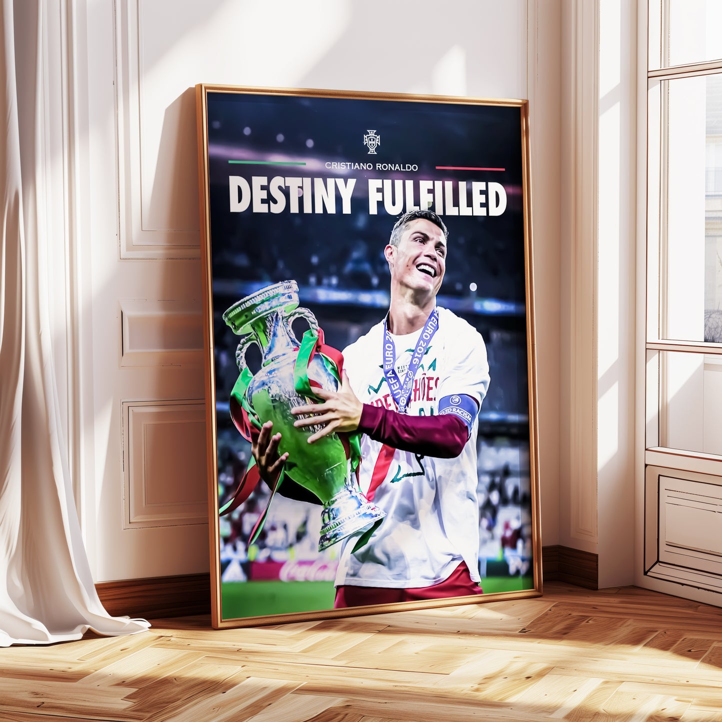 Cristiano Ronaldo "Destiny Fulfilled" Poster