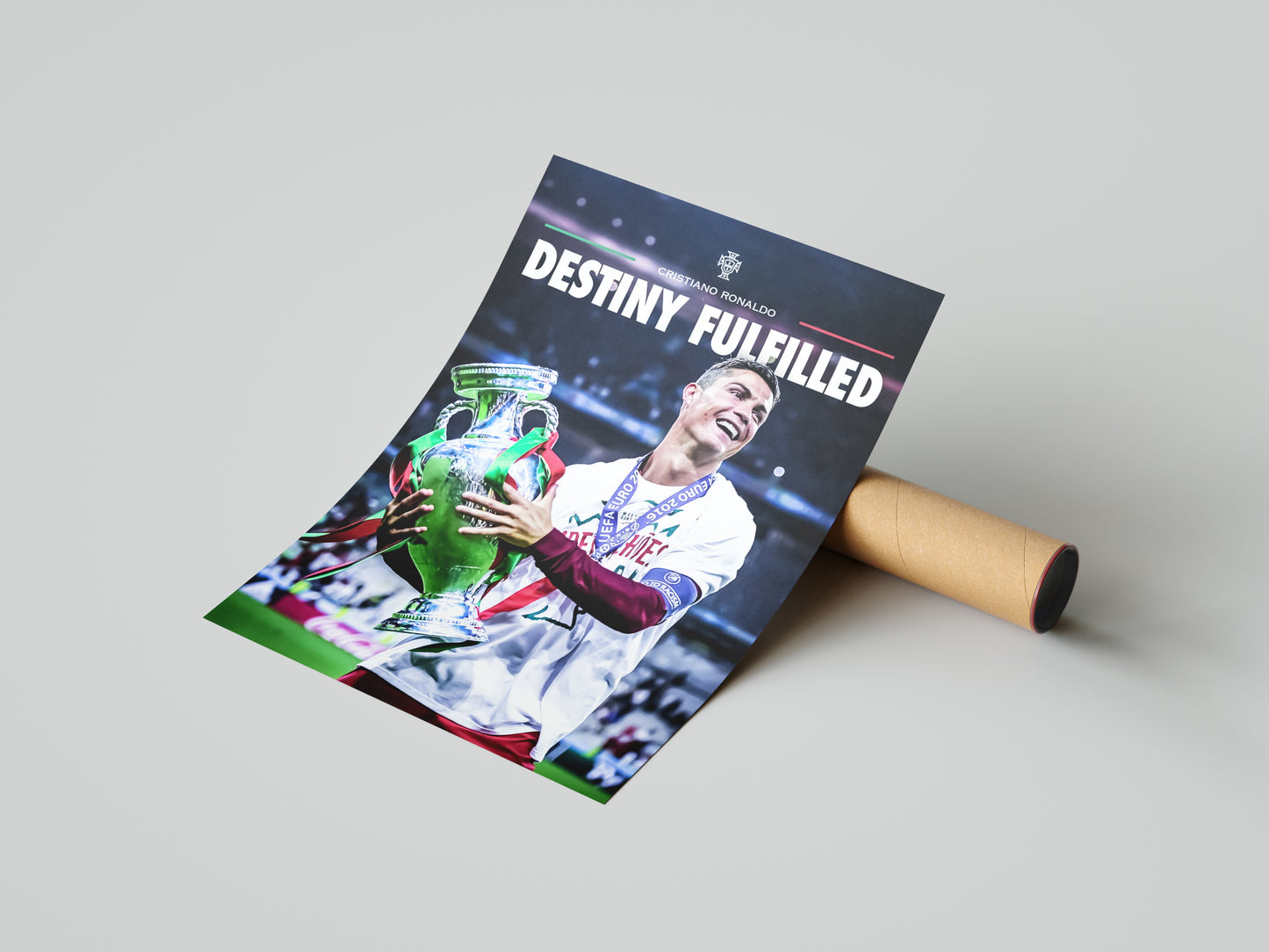 Cristiano Ronaldo "Destiny Fulfilled" Poster