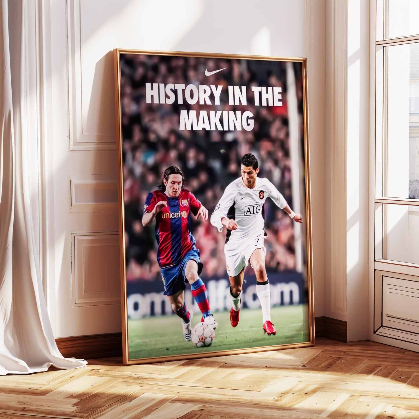Ronaldo & Messi "History In The Making" Poster