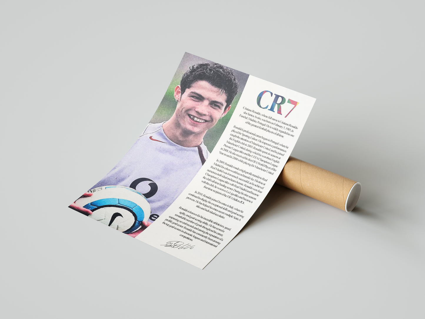 Cristiano Ronaldo, signierte Unterschrift, Real Madrid, Manchester Utd, Digitaldruck, Poster, Wand-Kunst-Dekor, Geburtstagsgeschenk, Ausdrucke