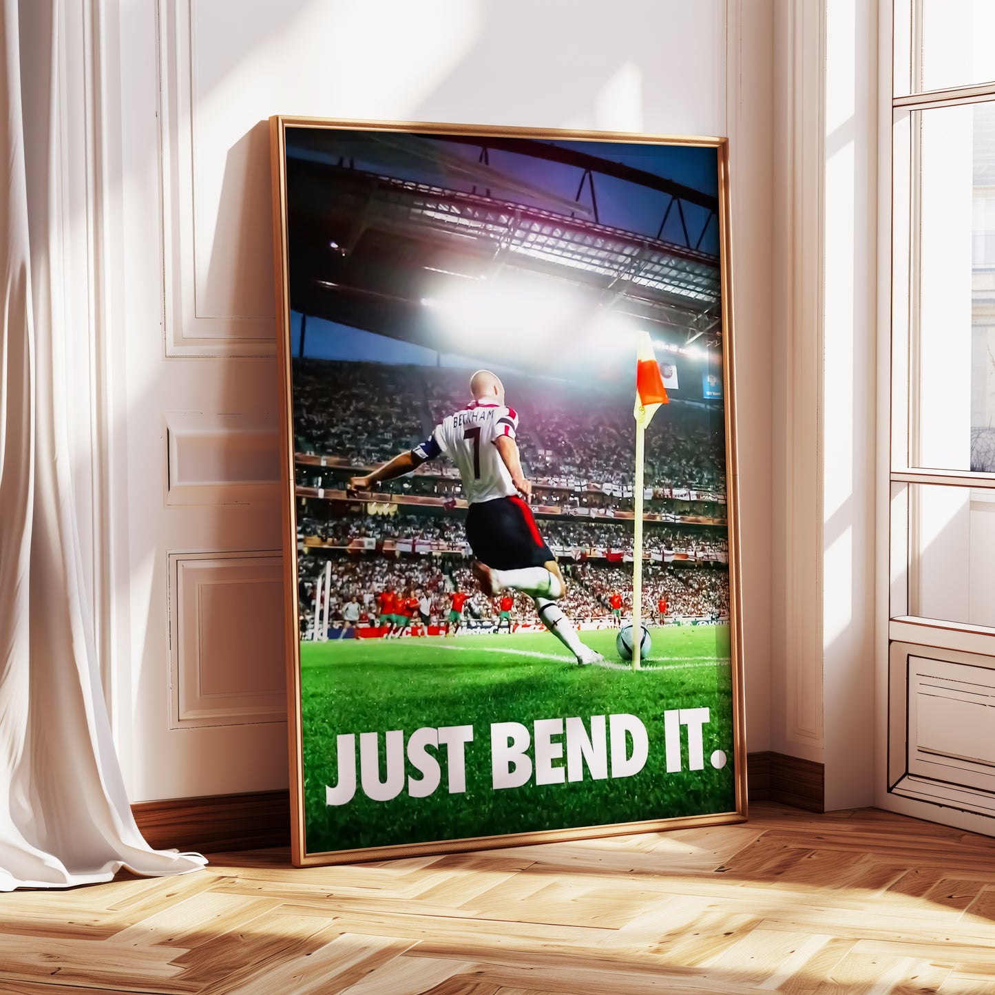 David Beckham "Just Bend It" Poster