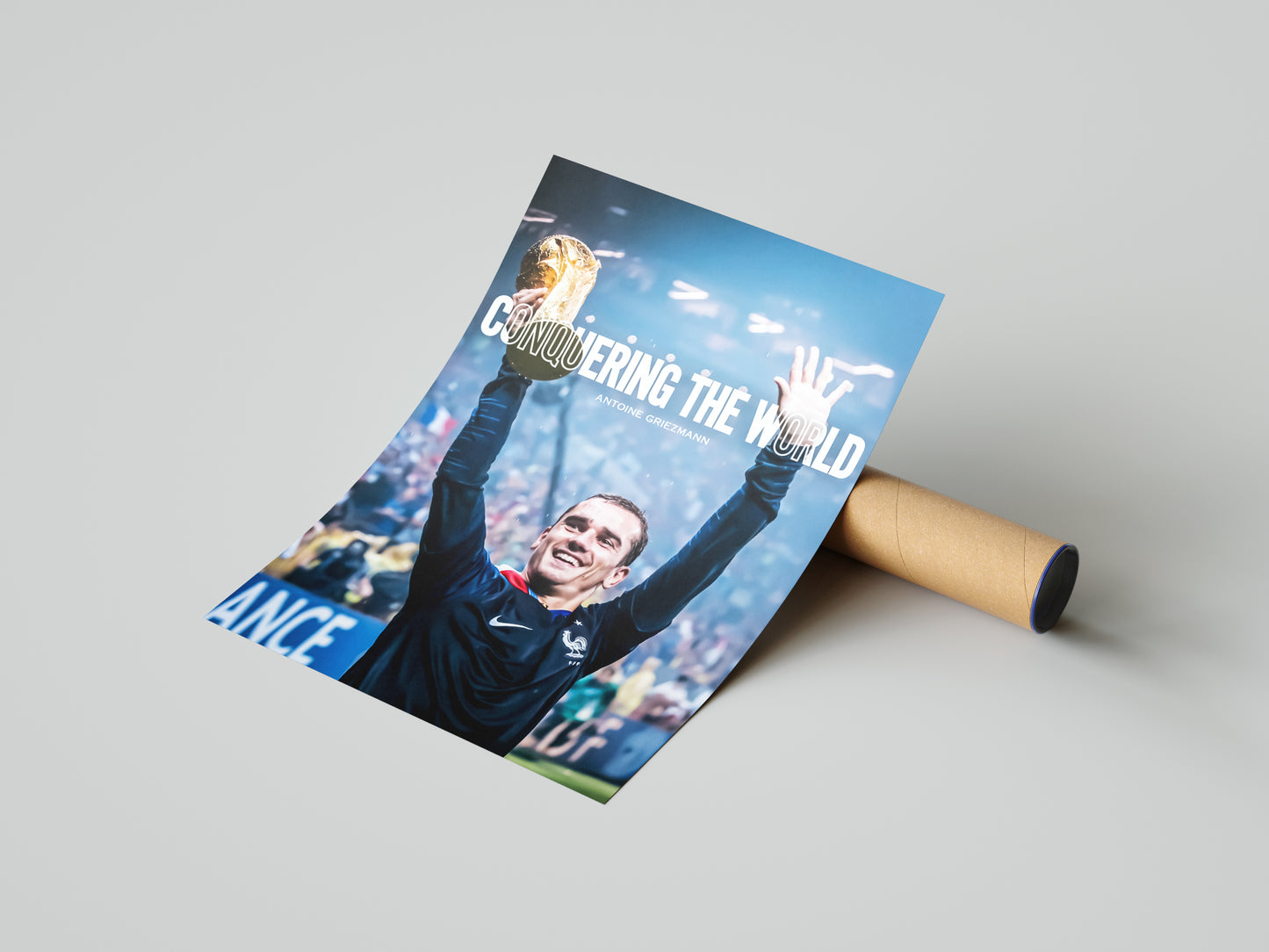Antoine Griezmann "Conquering The World" Poster