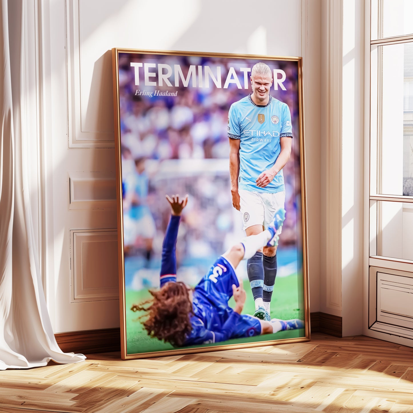 Erling Haaland "Terminator" Poster