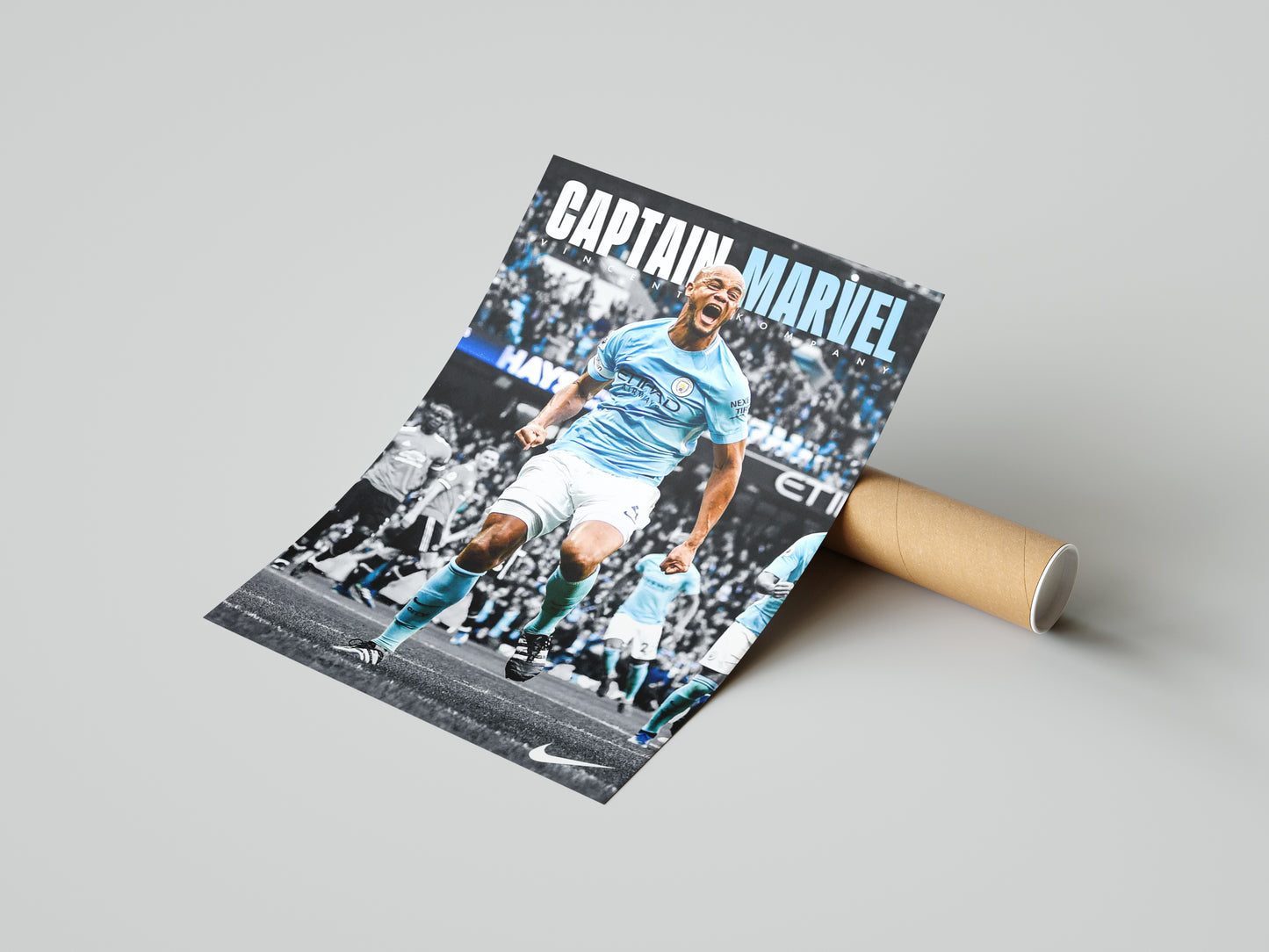 Vincent Kompany "Captain Marvel" Poster