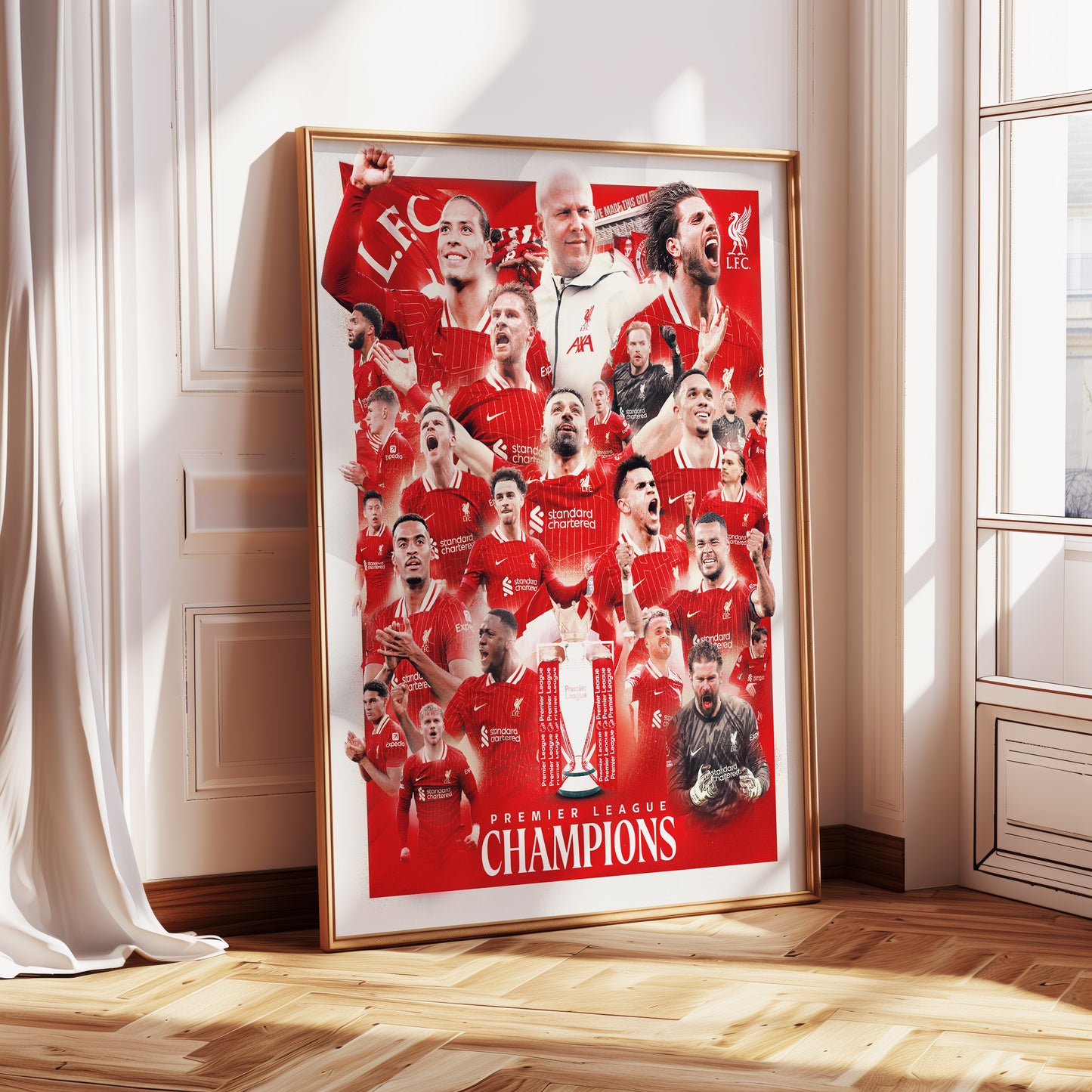 Liverpool "Premier League Champions" Poster