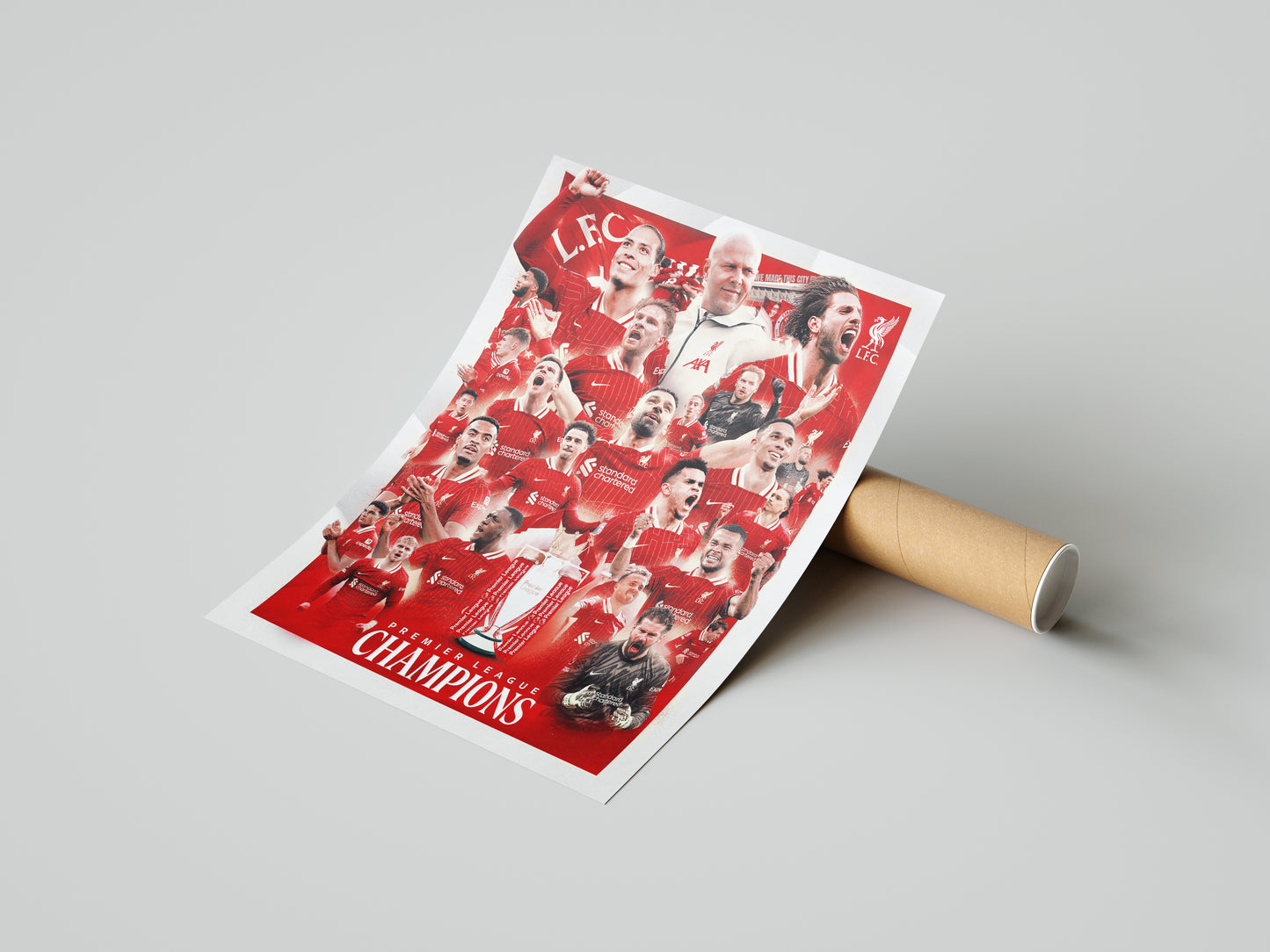 Liverpool "Premier League Champions" Poster