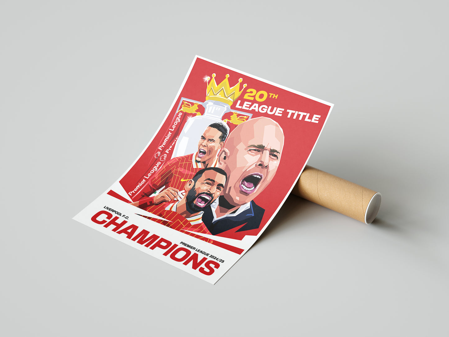 Liverpool "Premier League Champions" Poster