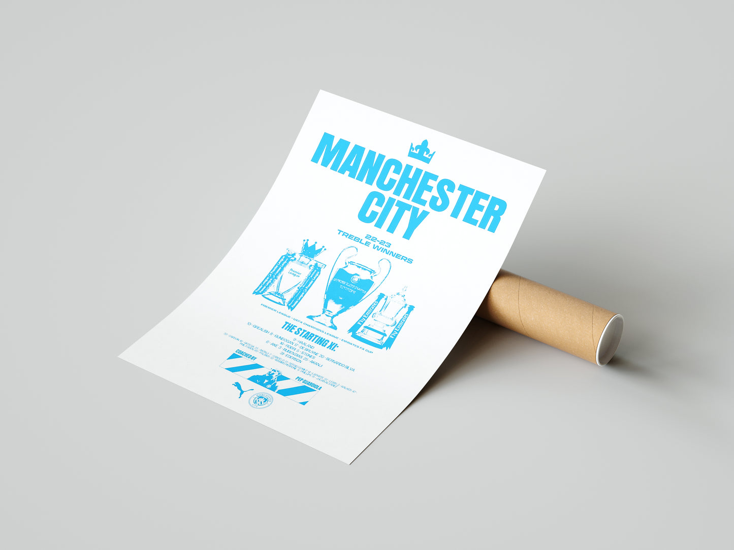 Man City Poster