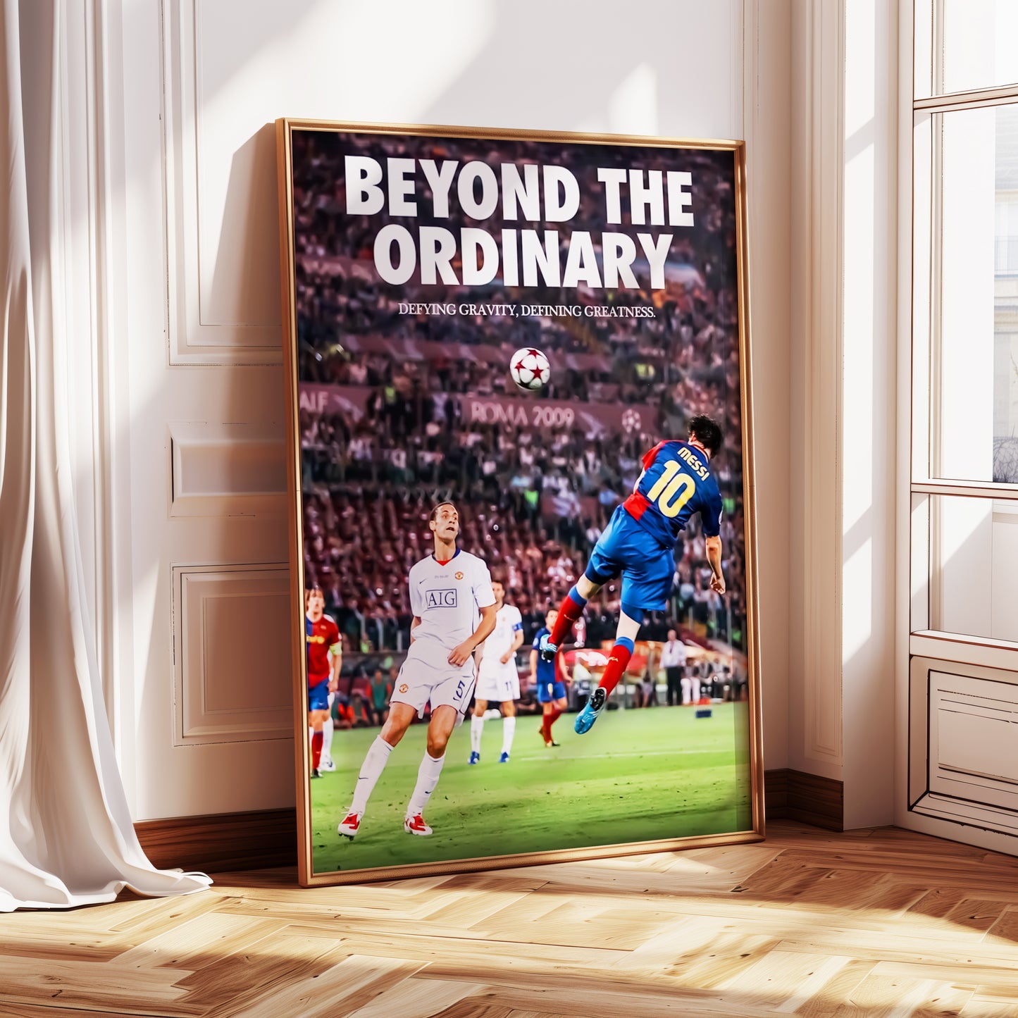 Lionel Messi "Beyond Ordinary" Poster