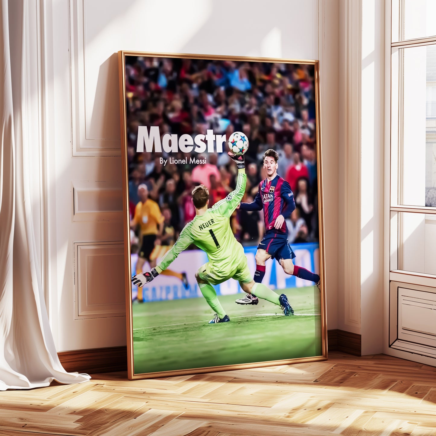 Lionel Messi "Maestro" Poster